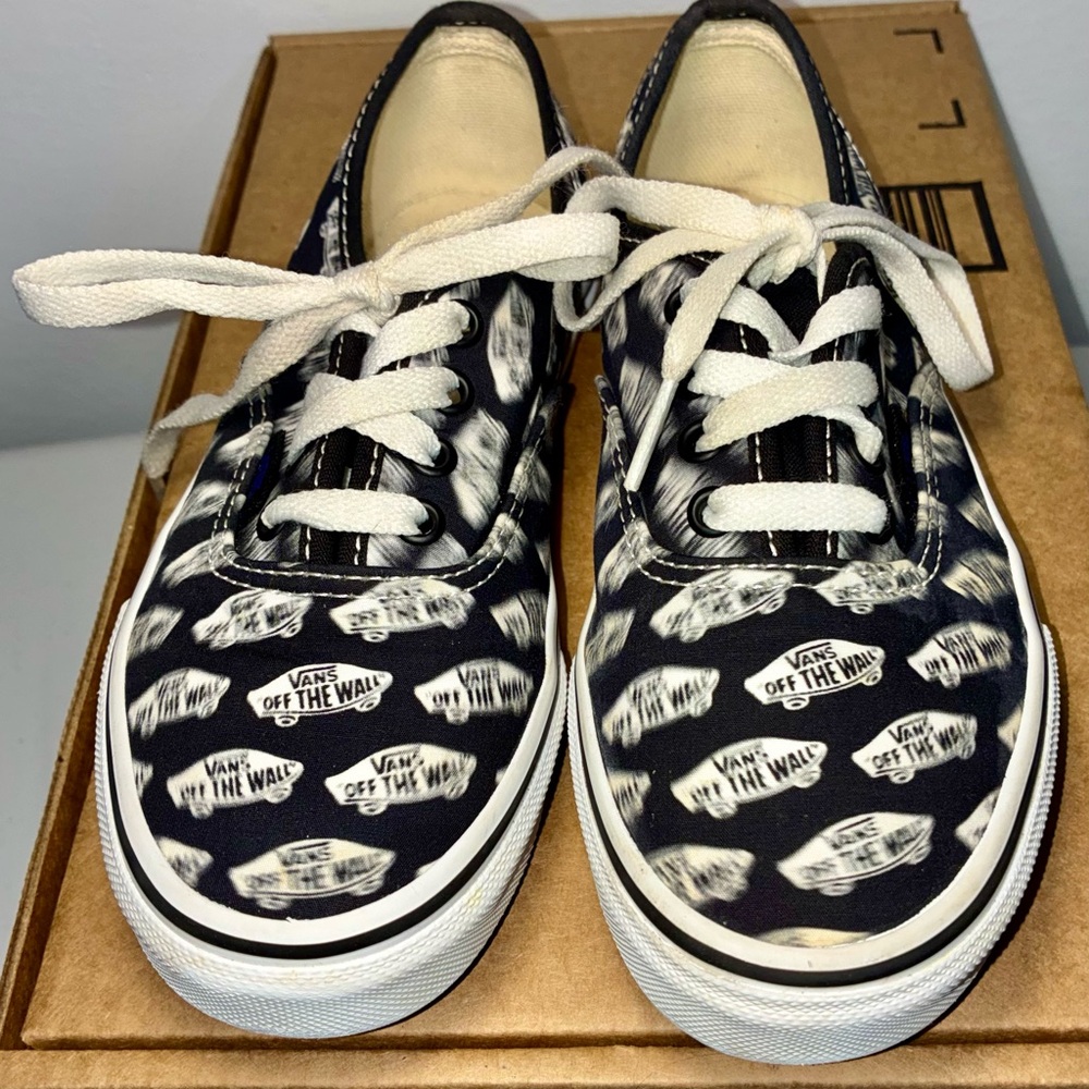 Vans Blur Boards Canvas Shoes Youth Kids Size 3